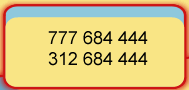 kontakty: 777 684 444, 312 684 444